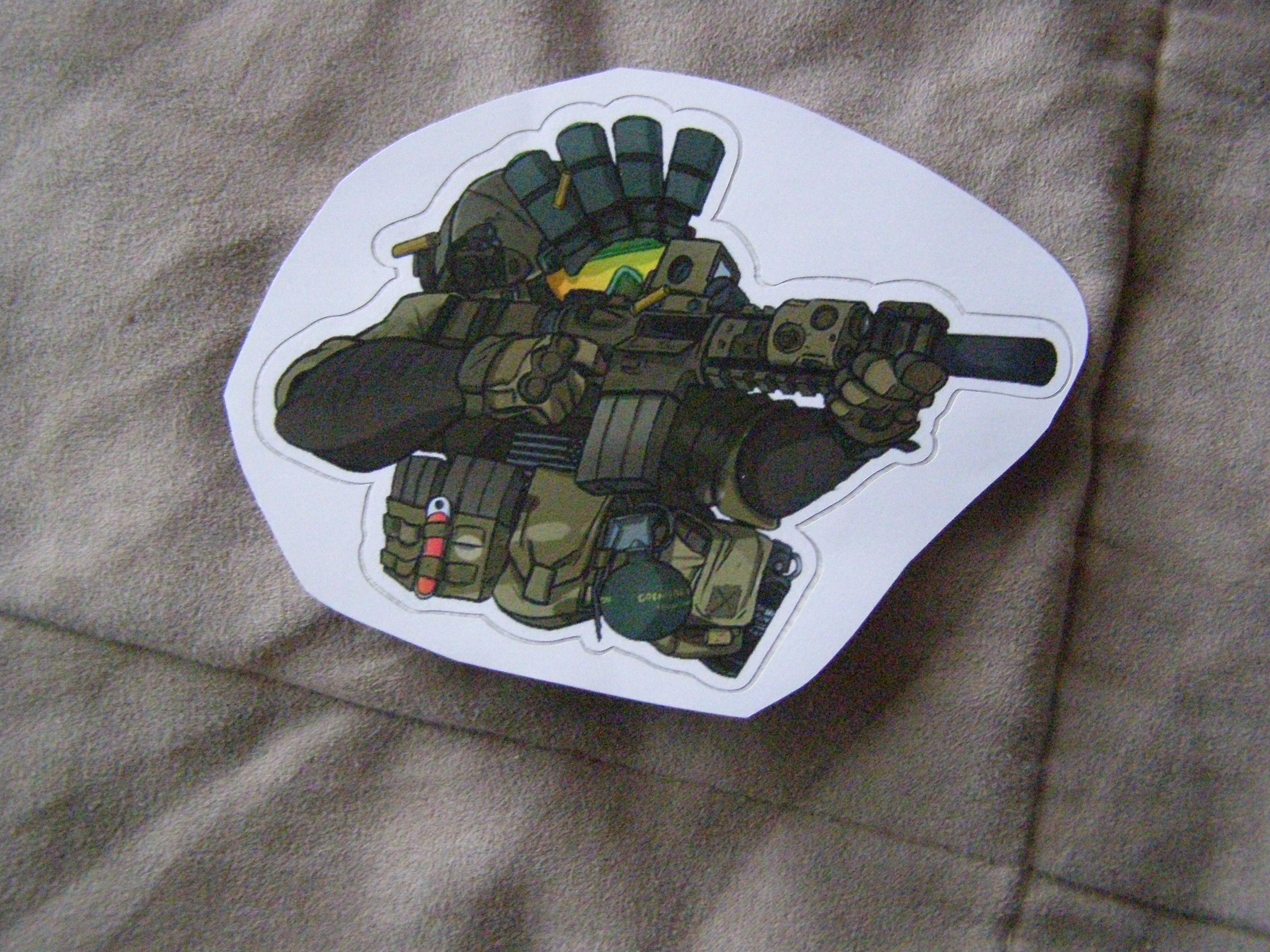 PEGATINA DE MARCA DE MATERIAL MILITAR TACTICO Torrejón de Ardoz