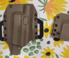 Vendo Funda para Glock 19 con linterna surefireX300