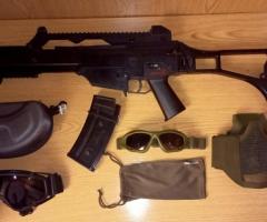 Airsoft kit: Replica+Protecciones+BB's